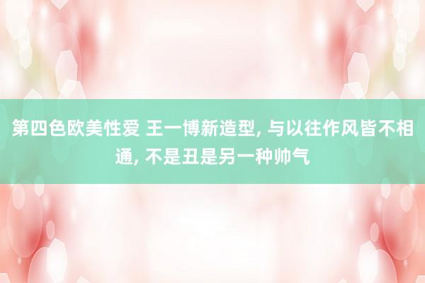 第四色欧美性爱 王一博新造型， 与以往作风皆不相通， 不是丑是另一种帅气